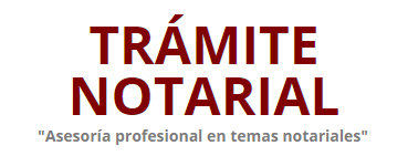 Trámite Notarial